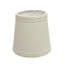 Abat-jour empire en coton H 4 po (attache) blanc cassé