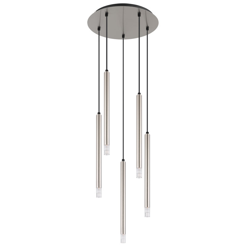 Daquon 5 - Light Pendant, Gebürstetes Nickel