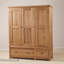 3 Door Solid Wood Wardrobe