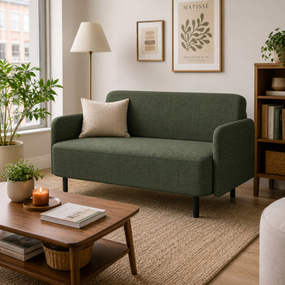 Metro 56" Upholstered Arm Loveseat