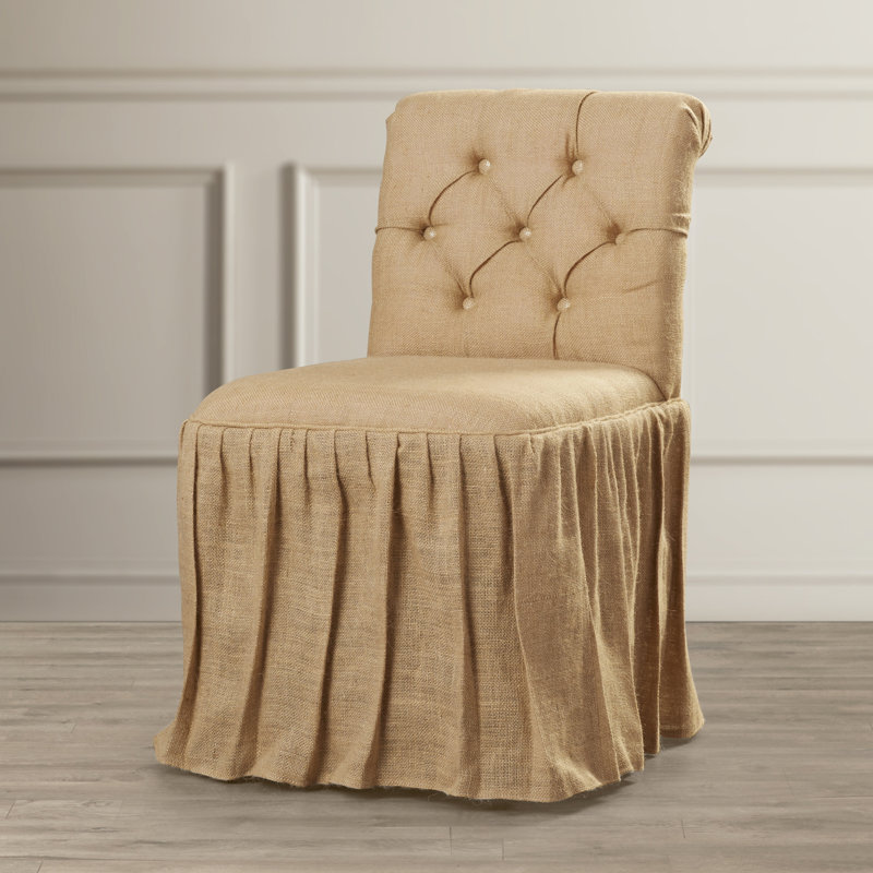 Vanity Solid Wood Accent Stool