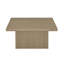 Ensemble de tables basses carrées 2 pièces, café au lait-129016702