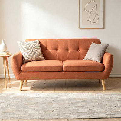 Mirsade 67.25" Flared Arm Loveseat, Loveseat, Modern Sofa, Accent Sofa