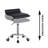 Adjustable Height Ergonomic Lab Stool Wheels