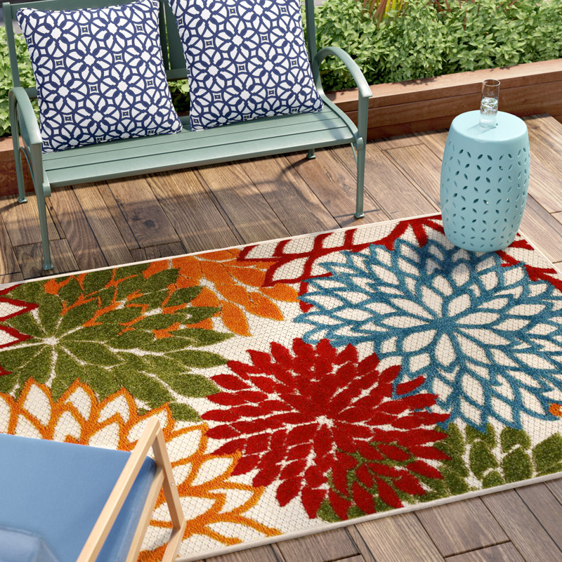 Darbie Floral Hand Woven Area Rug, Rectangle 239 x 320cm
