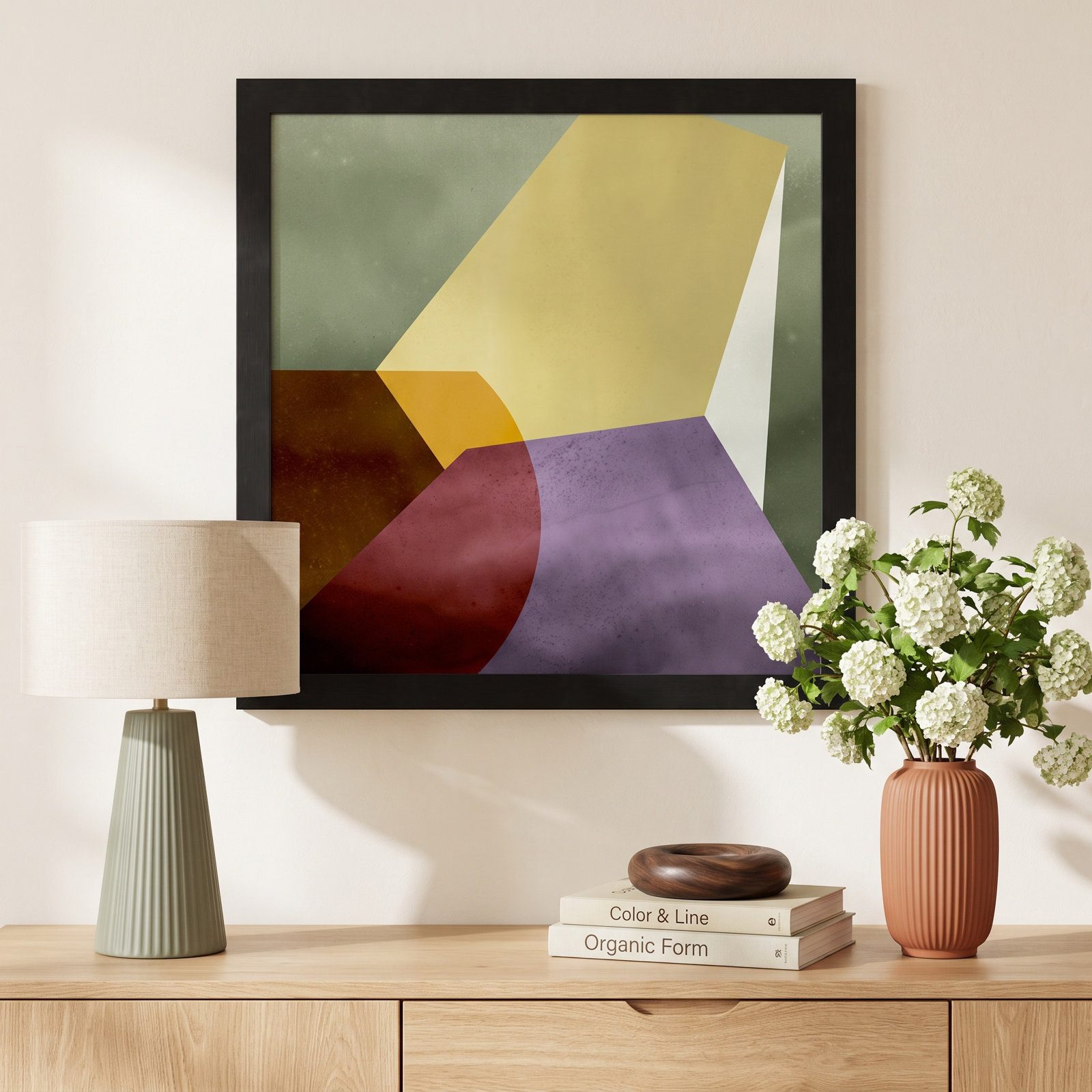 Flagler "Essentially Minimal VI" Print, 13" H x 13" W, Black