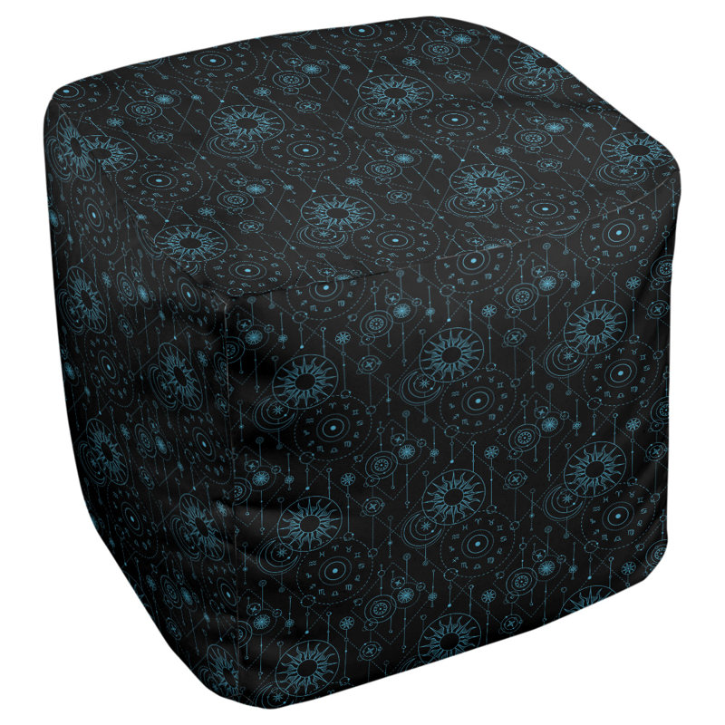 Leffel Upholstered Ottoman, Cube Insert (13 x 13 x 13)