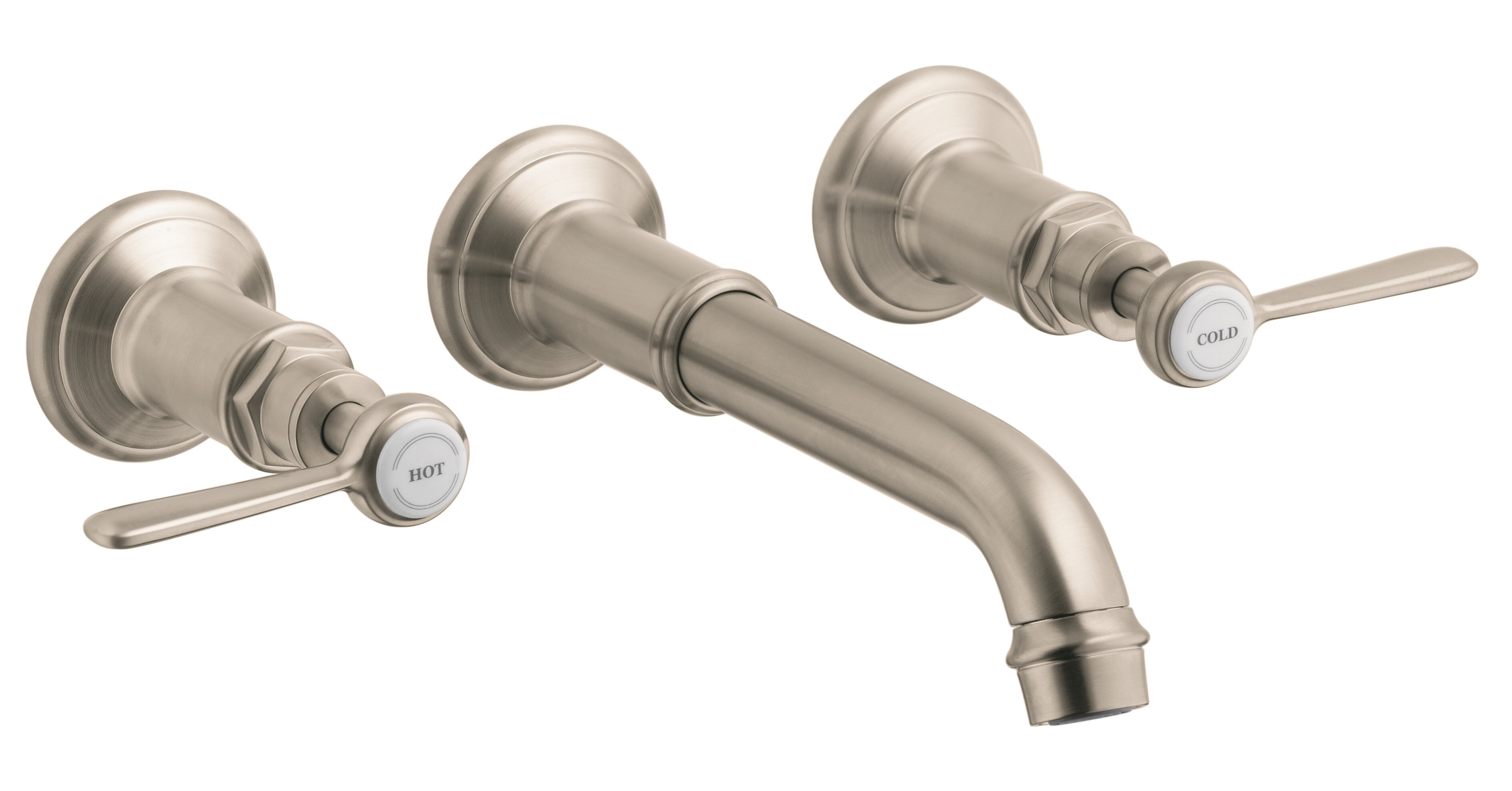 AXOR Montreux Wall Mounted Bathroom Faucet Trim with Lever Handles Faucet  Trim Only Perigold