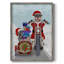 «Christmas Mutts Christmas Chopper», reproduction encadrée - bois massif-940456738