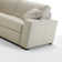 Cappella 85" Italian Top Grain Leather Queen Sofa Bed with Memory Foam Mattress