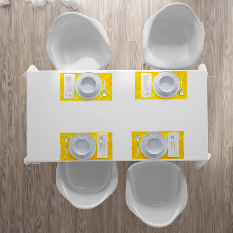 Polyester Abstract Rectangle Placemat