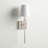 Aayush 1-Light Dimmable Wallchiere in Polished Nickel-2110370823