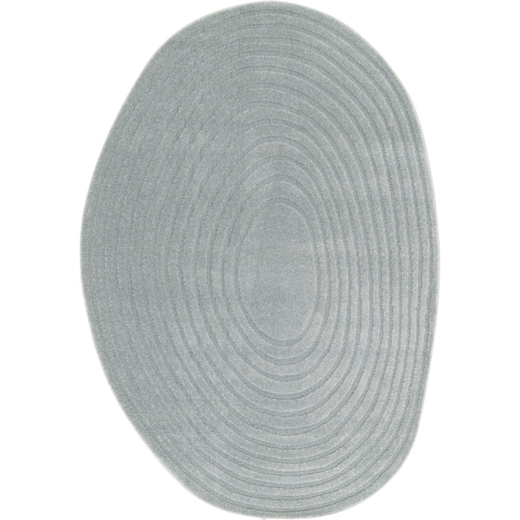 Oval Abstract Area Rug