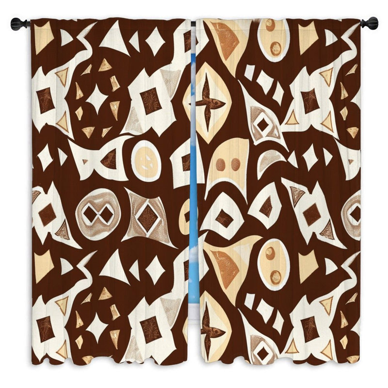 Rositta Room Darkening Curtain Pair, 40"W x 61"L