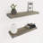 2 Pieces Acacia Solid Wood Live Edge Floating Shelves for Kitchen Wall Decor, Kitchen, Bathroom, Workspace, Teak look 24"x7.5"x1.5"-146168517-145456733