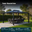 Pavillon de jardin en aluminium Santa Monica-93776342