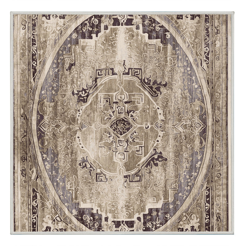 Mycenaean Elegance Rug, Square 4'