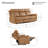 86.6'' Wide Power  Reclining Sofa with USB Ports-120433452