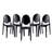 Modway Casper Modern Acrylic Stacking Dining Armchairs-637177537-619975864