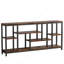 Table d'appoint attrayante, canapé rustique, console