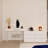Dalasha Easy Installation Expandable 47.24 '' - 90 '' Cream Color Modern Makeup Vanity