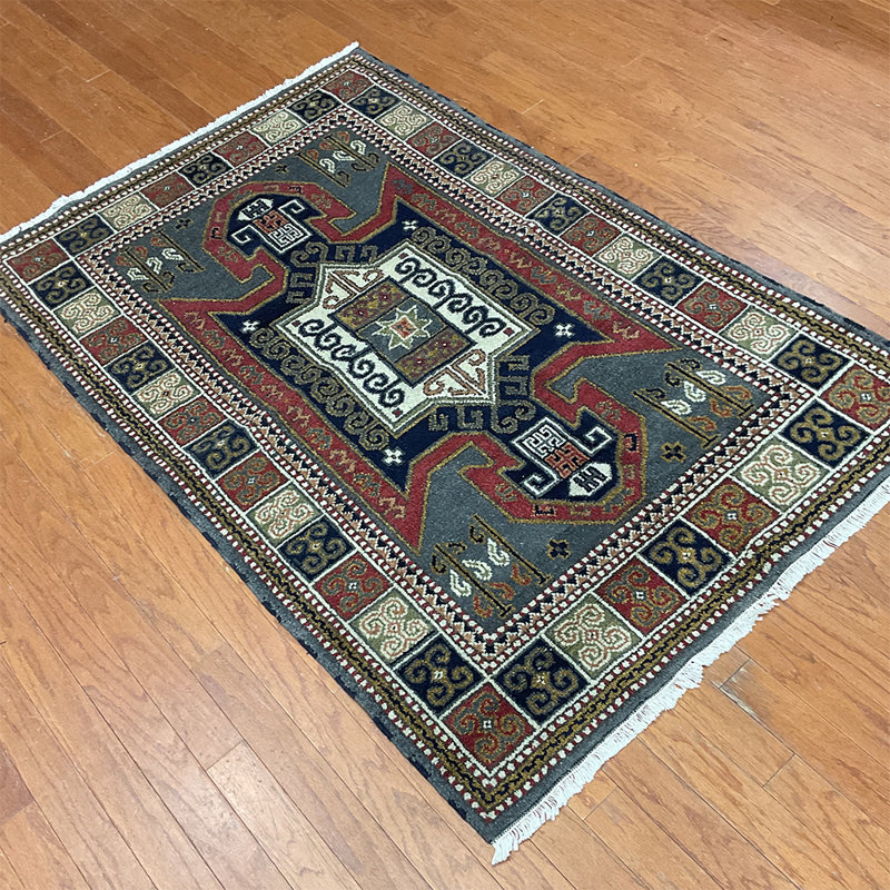Jevon One-of-a-Kind 4'1" X 6' New Age Wool Area Rug in