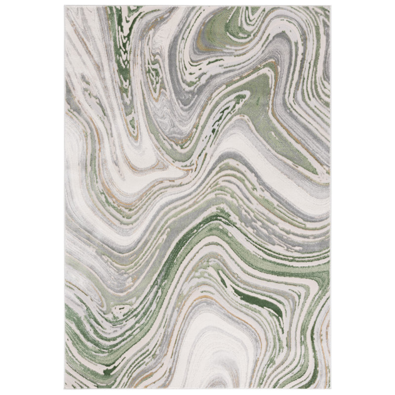 Jahira Performance Abstract Rug, Rectangle 4' x 6'