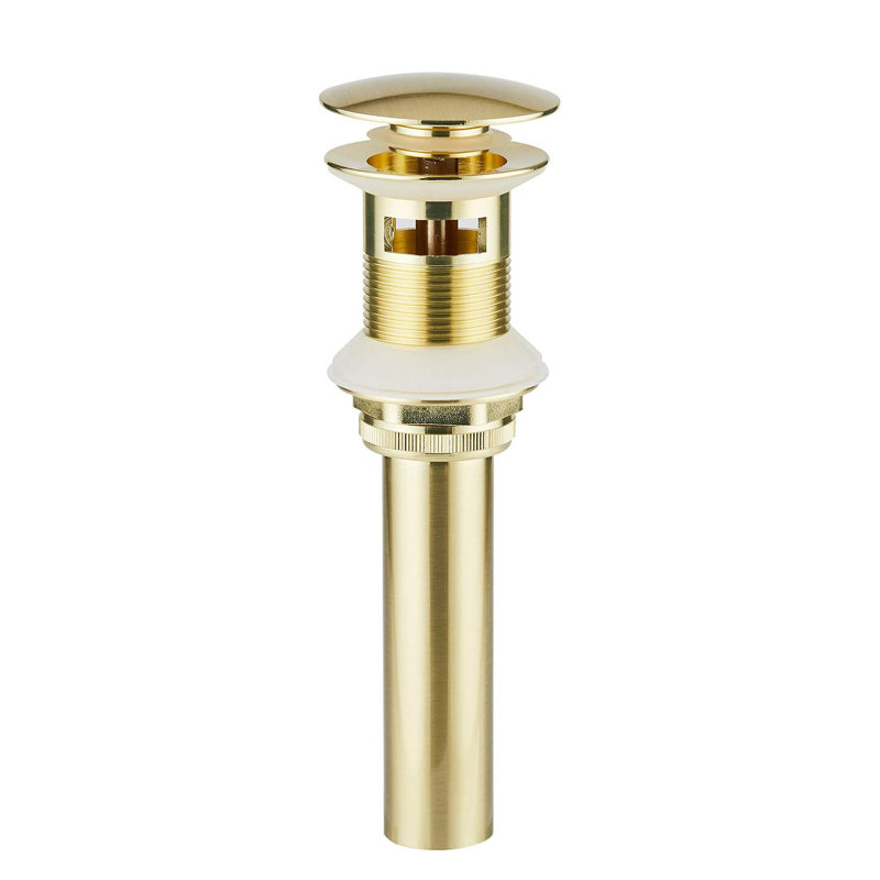 2.43'' W Pop-Up Yes, Brushed Gold
