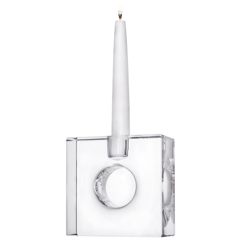 Torg 3.75'' H Crystal Tabletop Candlestick