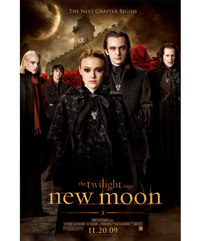 La nouvelle lune de la saga Twilight, H 40 po x l 27 po