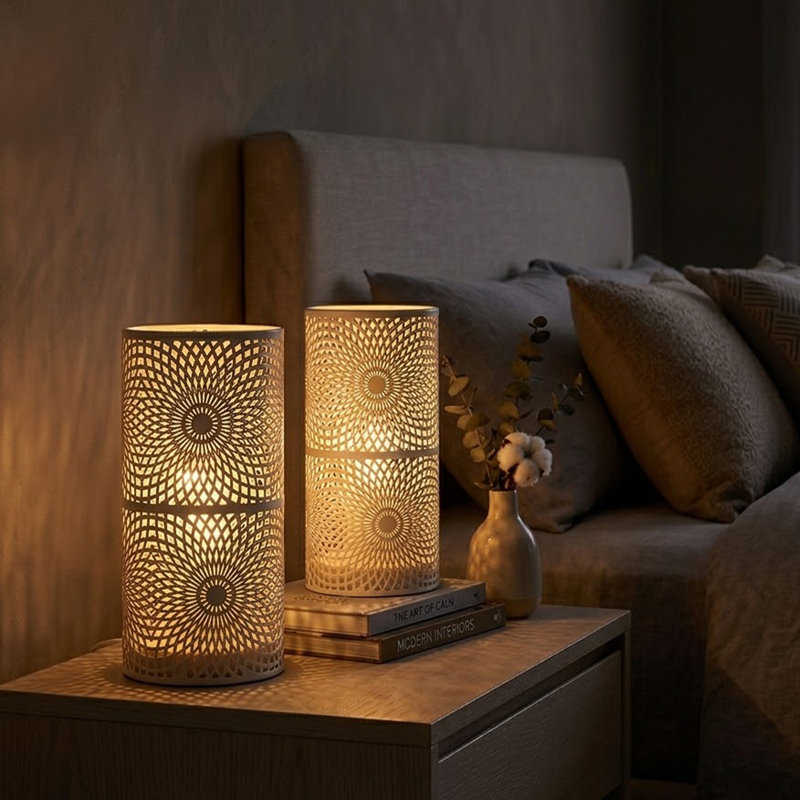 Lampe de table sans fil, Blanc