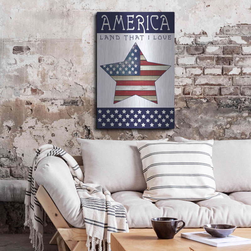 «Land That I Love Star» par Cindy Jacobs, H 36 po x l 24 po