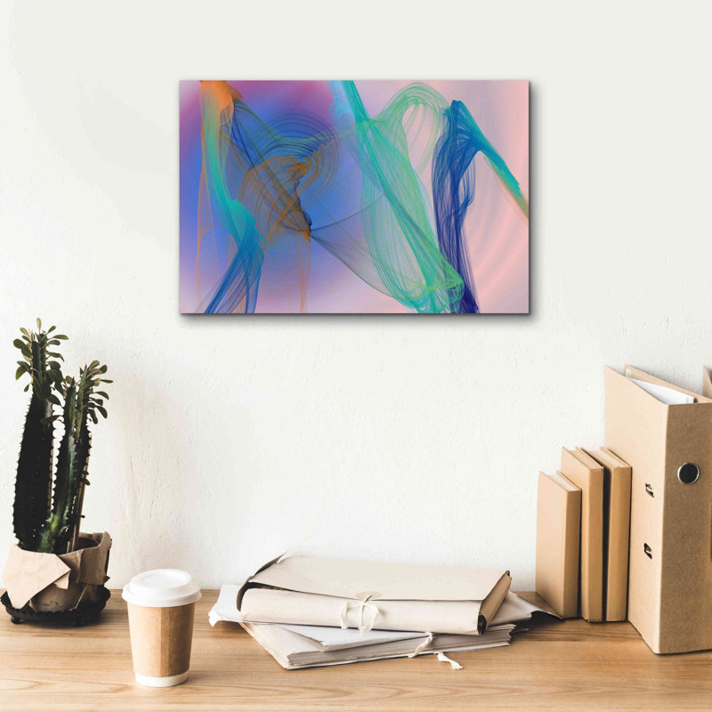 «Color In The Lines 9» par Irena Orlov, impression sur toile giclée sur toile, H 12 po x l 18 po x P 0,75 po