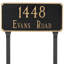 Silvia 2-Line Lawn Address Sign-677006465-677006487