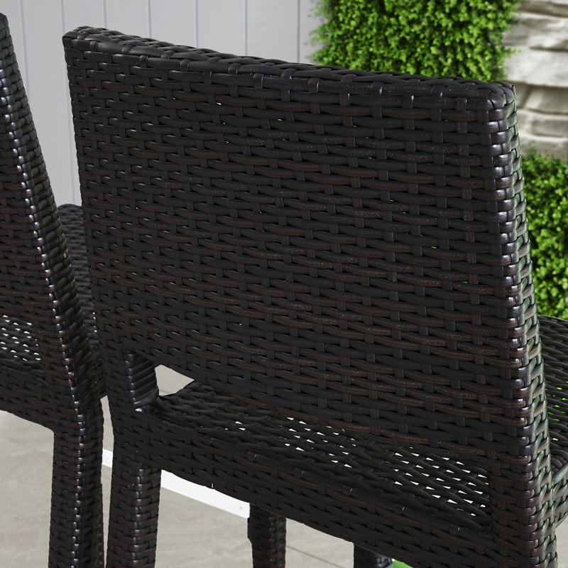 Tabouret de bar pour patio 30 po Popa, Brun