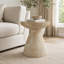 Tables de bout d'extérieur en faux ciment Cement