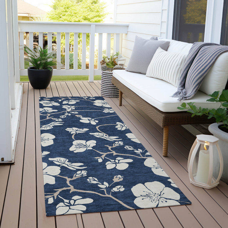  Machine Washable Indoor/Outdoor Chayden ACN1032 Rug, Runner 2'3" x 7'6"