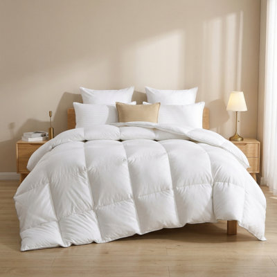 Housse de couette en duvet synthétique et plumes chaudes toutes saisons