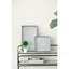 S / 3 plateaux gigognes décoratifs gris galvanisé