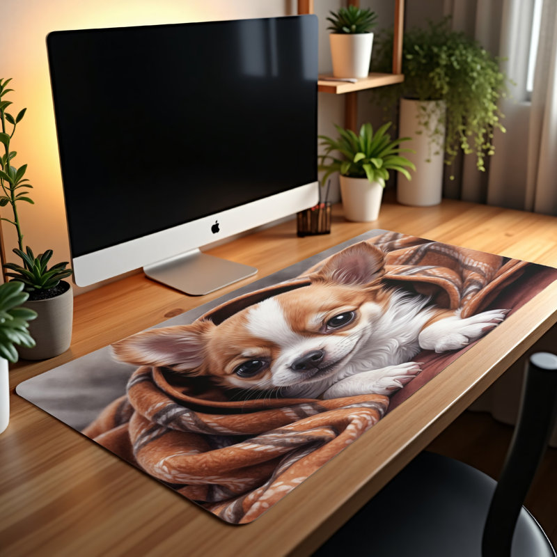 Polyester Desk Pad, 23.6x13.8