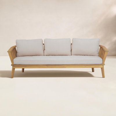 Dacey 78" Acacia Patio Sofa