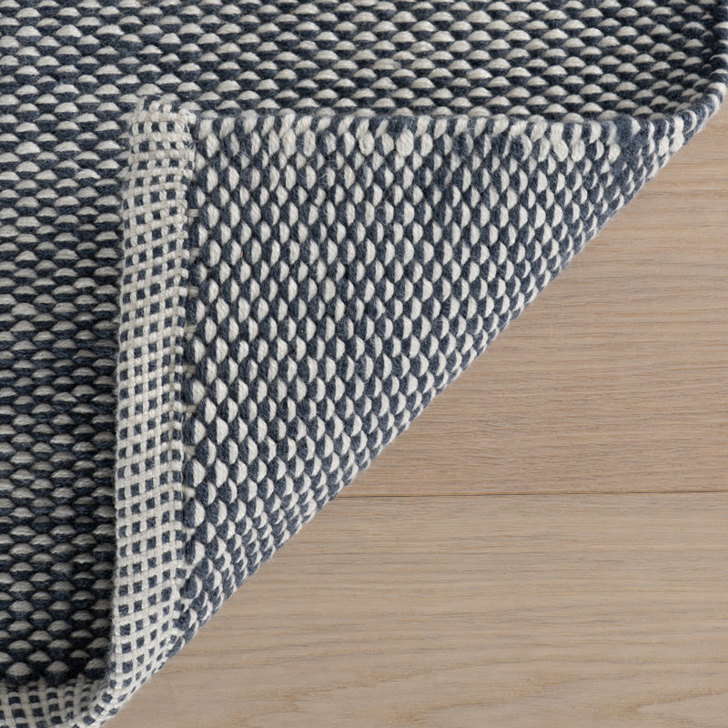 Pebble Handwoven Performance Rug, Blue, Rectangle 5' x 8'