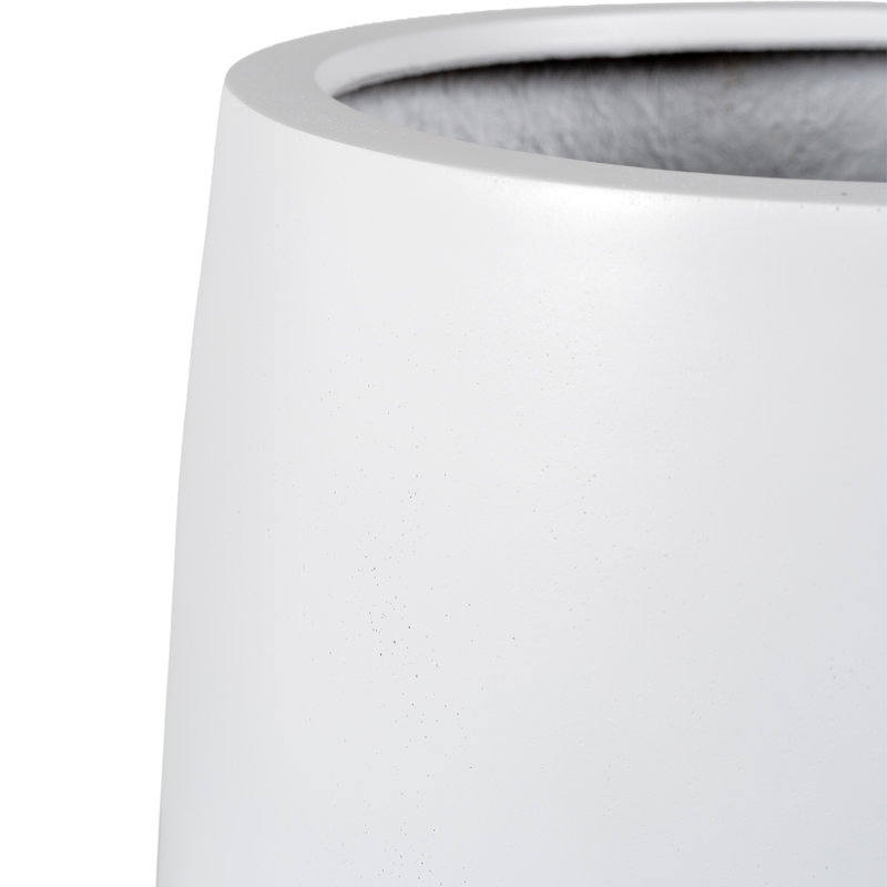 Pot à fleurs Wesham, L 15 po x l 15 po x H 16,5 po, Matte White