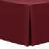 Ultimate Textile Fitted Polyester Tablecloth Rectangular Tables