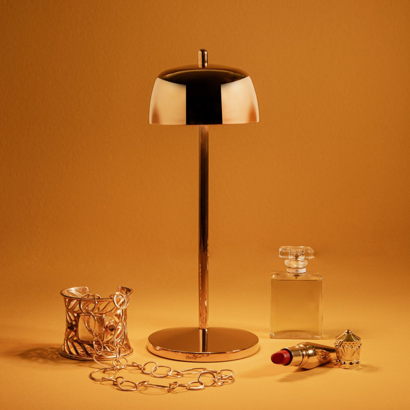 Theta Pro Table Lamp, Polished Gold