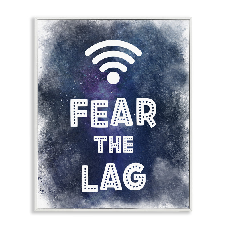 «Fear The Lag Gamer Splash», estampe numérique, conception de Marcus Prime, H 14 po x l 11 po