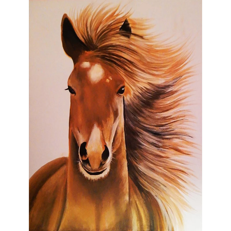 «Seabiscuit Horse» par Ed Capeau, impression sur toile tendue, H 24 po x l 18 po x P 1,5 po