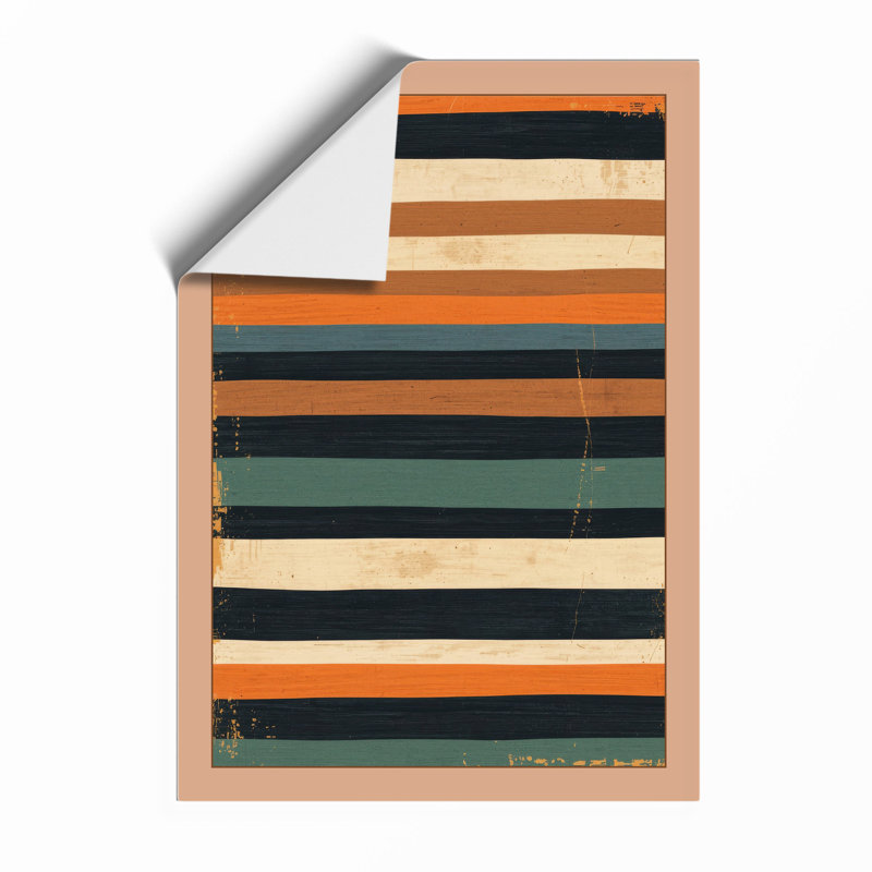 Layered Earth Tones Abstract - Print, Unframed, A3 - 42.0 x 29.7 cm