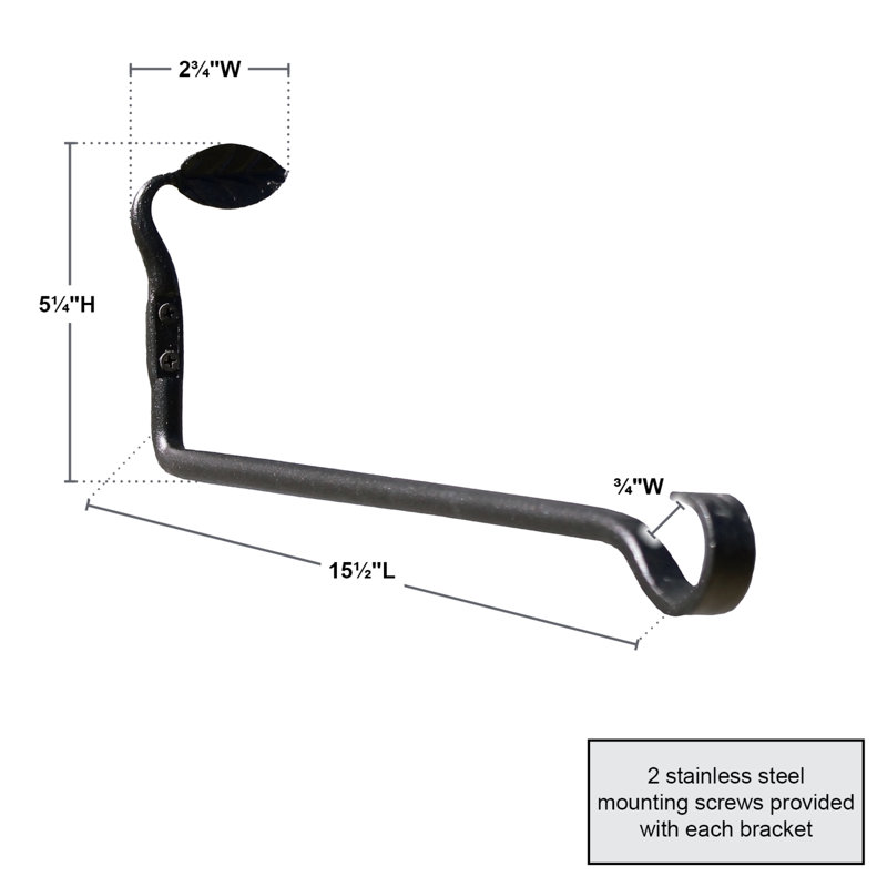 Osya Metal Weather Resistant Bracket Plant Stand