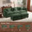 George  111.5" Modern 5 Seat Chenille U Shaped Modular Sectional Sofa With Two Ottomans-1308814847